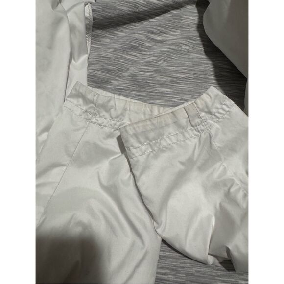 Masters Magnolia lane tech reversible white gray windbreaker jacket S - Picture 5 of 12